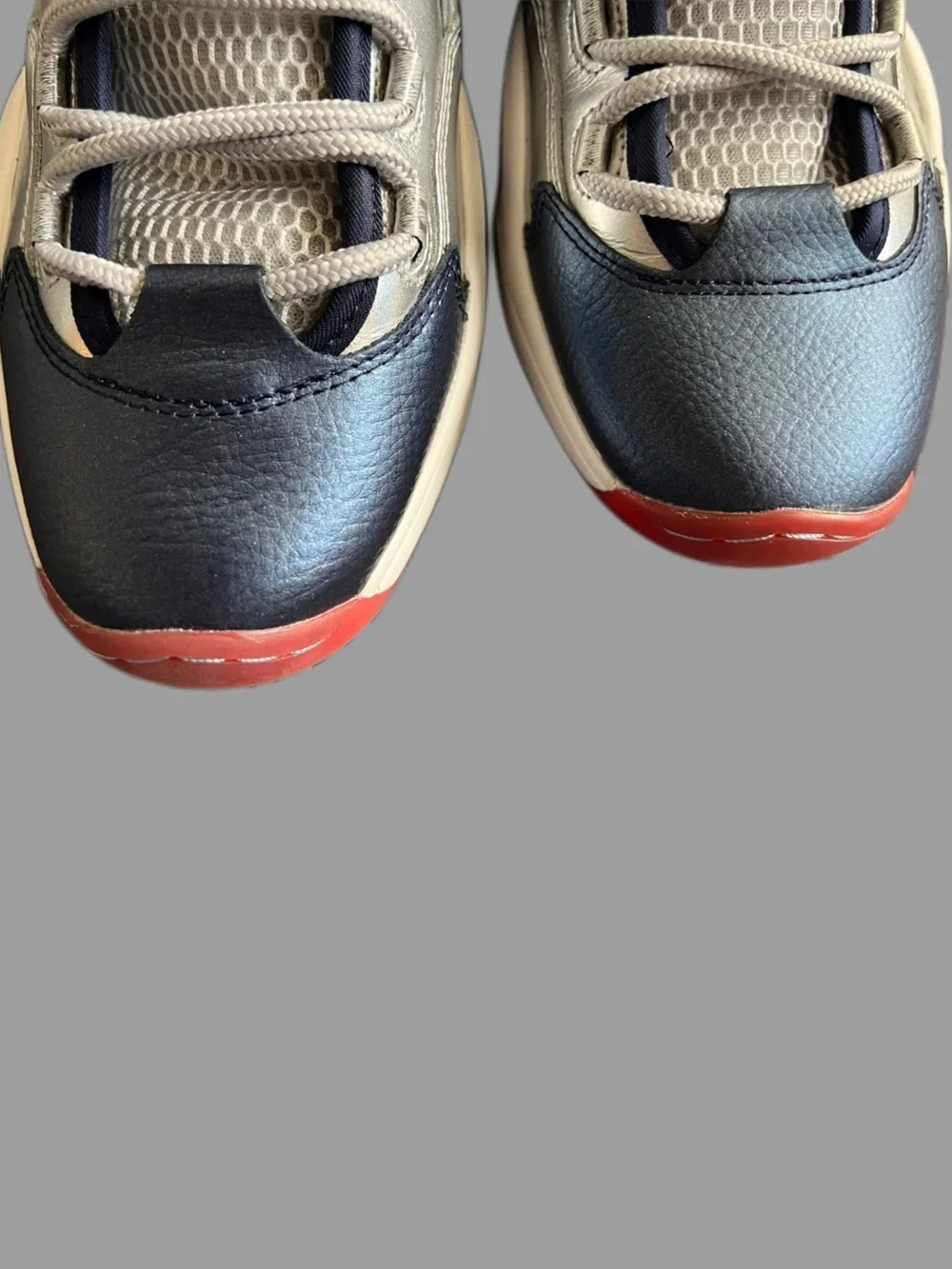 Reebok Question Mid James Harden Collab Sneakers in Navy, Silver, Red